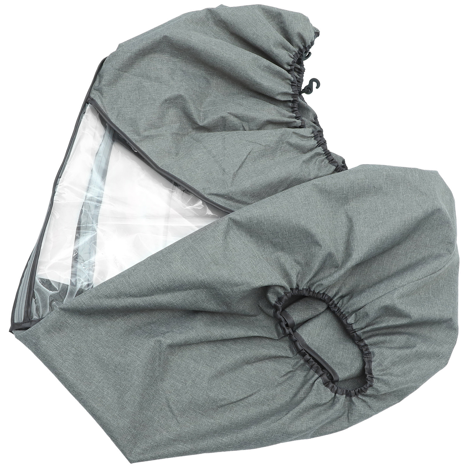 Stroller Rain Cover - Grey Baby Stroller Cover Windproof Waterproof