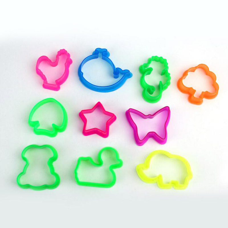 Baby Products Keeping Bag - 10Pcs/lot animal clay playdough mold tool