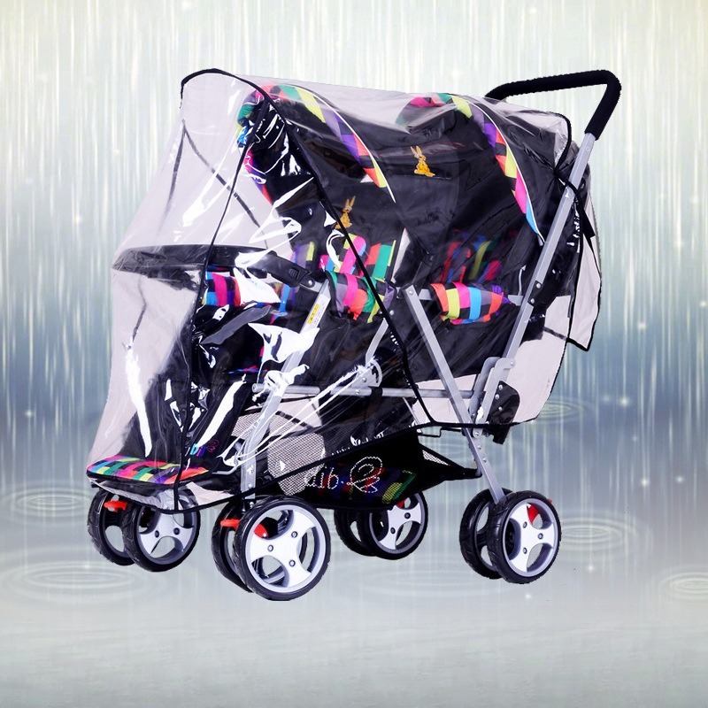 Double Seat Twin Stroller Rain - Stroller Rain Cover review and price