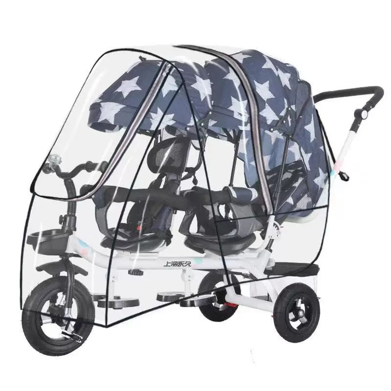 Double Seat Twin Stroller Rain - Stroller Rain Cover review and price