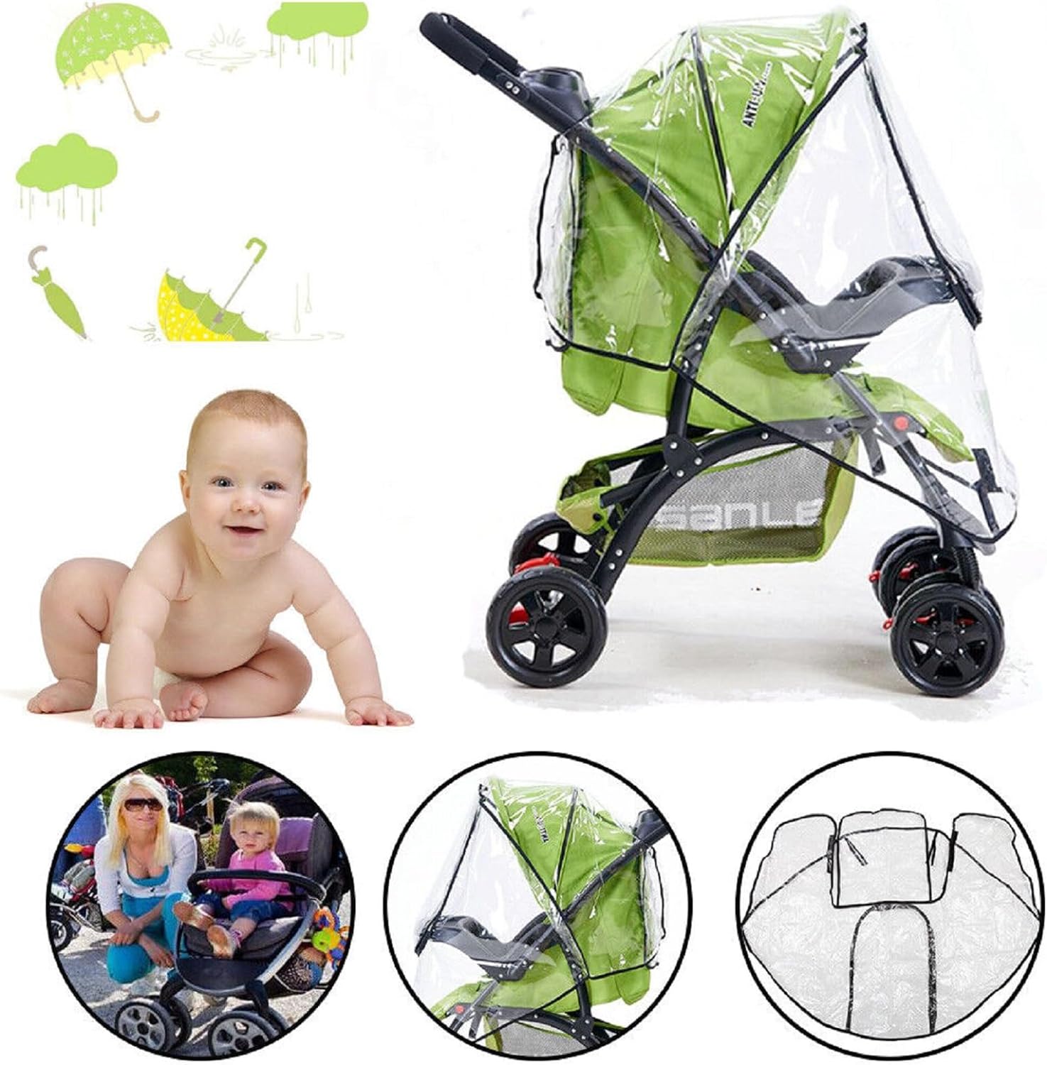 Baby Stroller Rain Cover, Univ - Stroller Rain Cover review and price