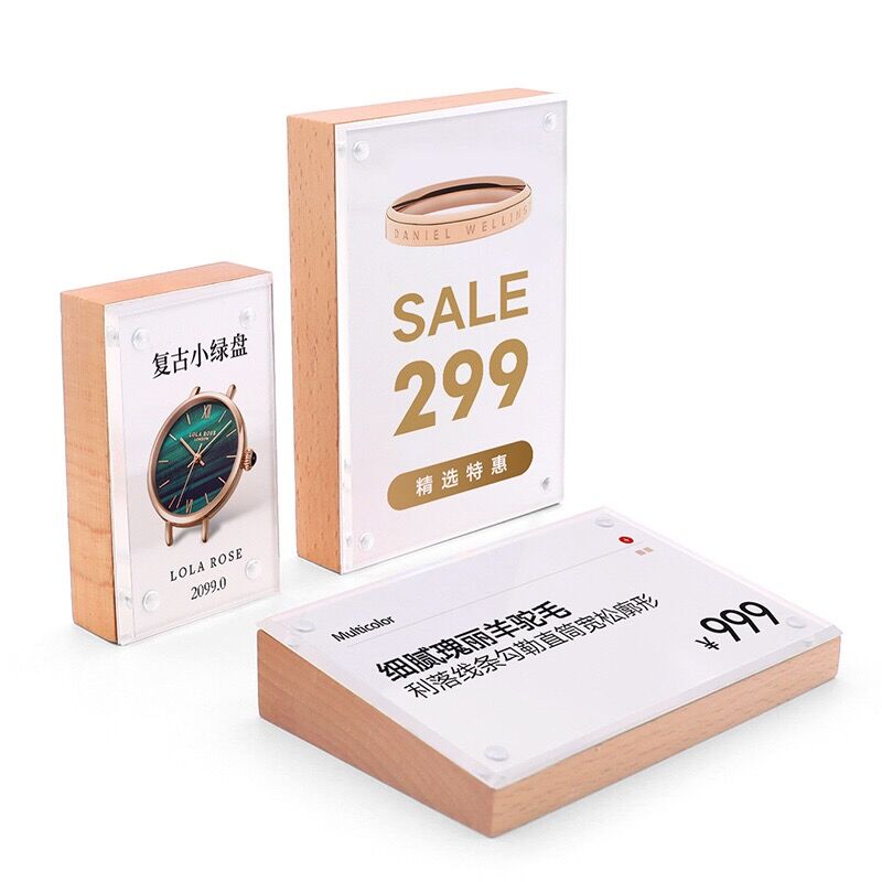 88x54mm Tabletop Acrylic Sign  - Baby Products Prices review and price